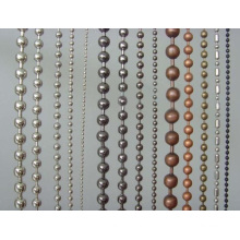 Metal Ball Chain Screen Rideau à la boule de cuivre en perles